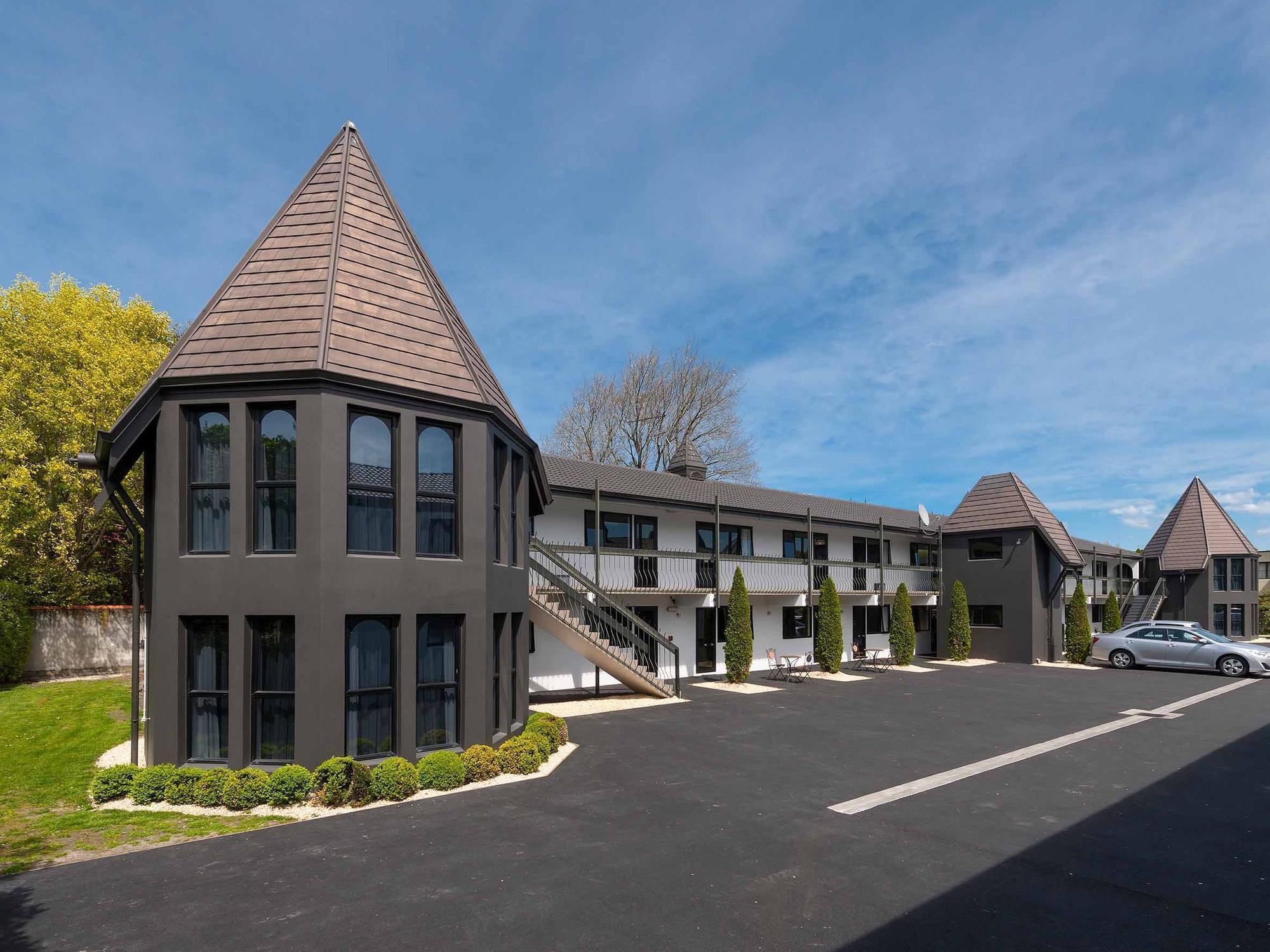 The Towers On The Park Hotel Christchurch Buitenkant foto