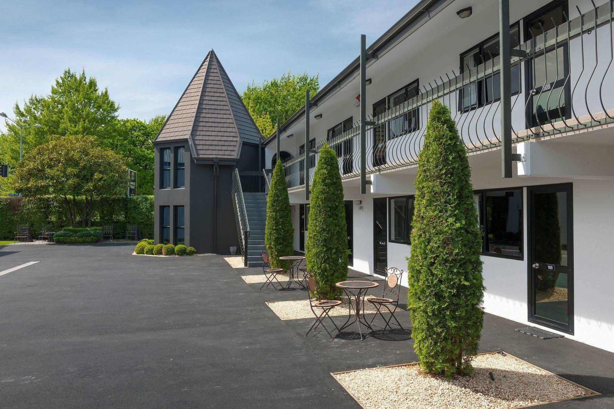 The Towers On The Park Hotel Christchurch Buitenkant foto